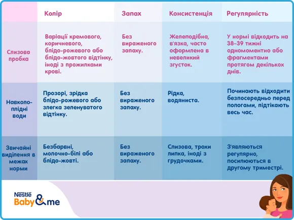 Слизова пробка та інші провісники пологів