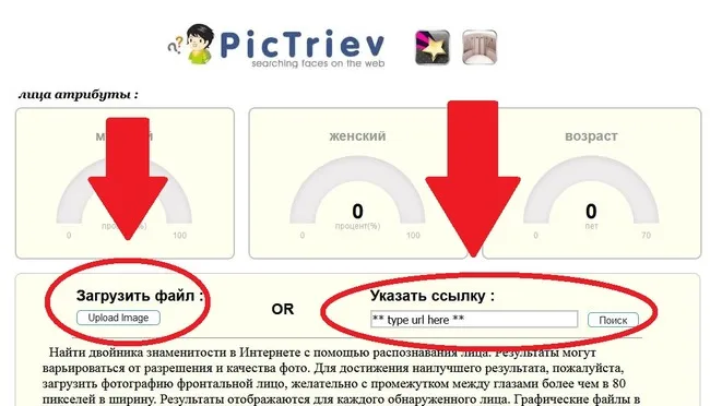 Заливка фото на Pictriev