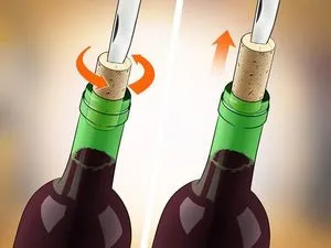 Способ открыть бутылку вина
