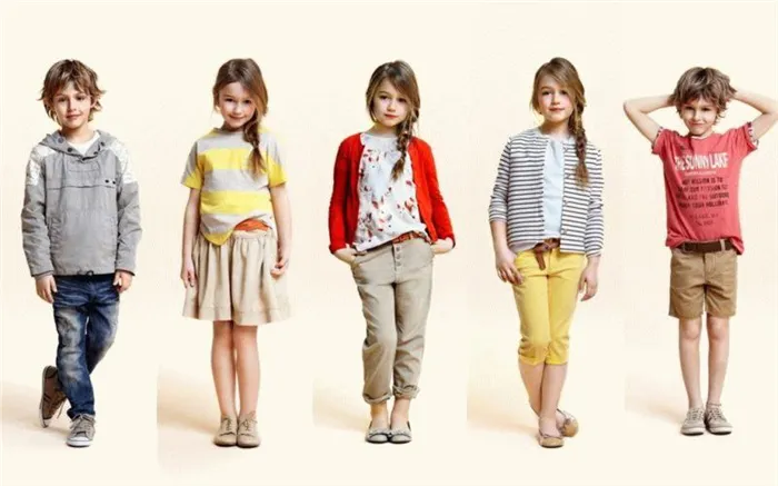 Модели одежды коллекции Zara kids